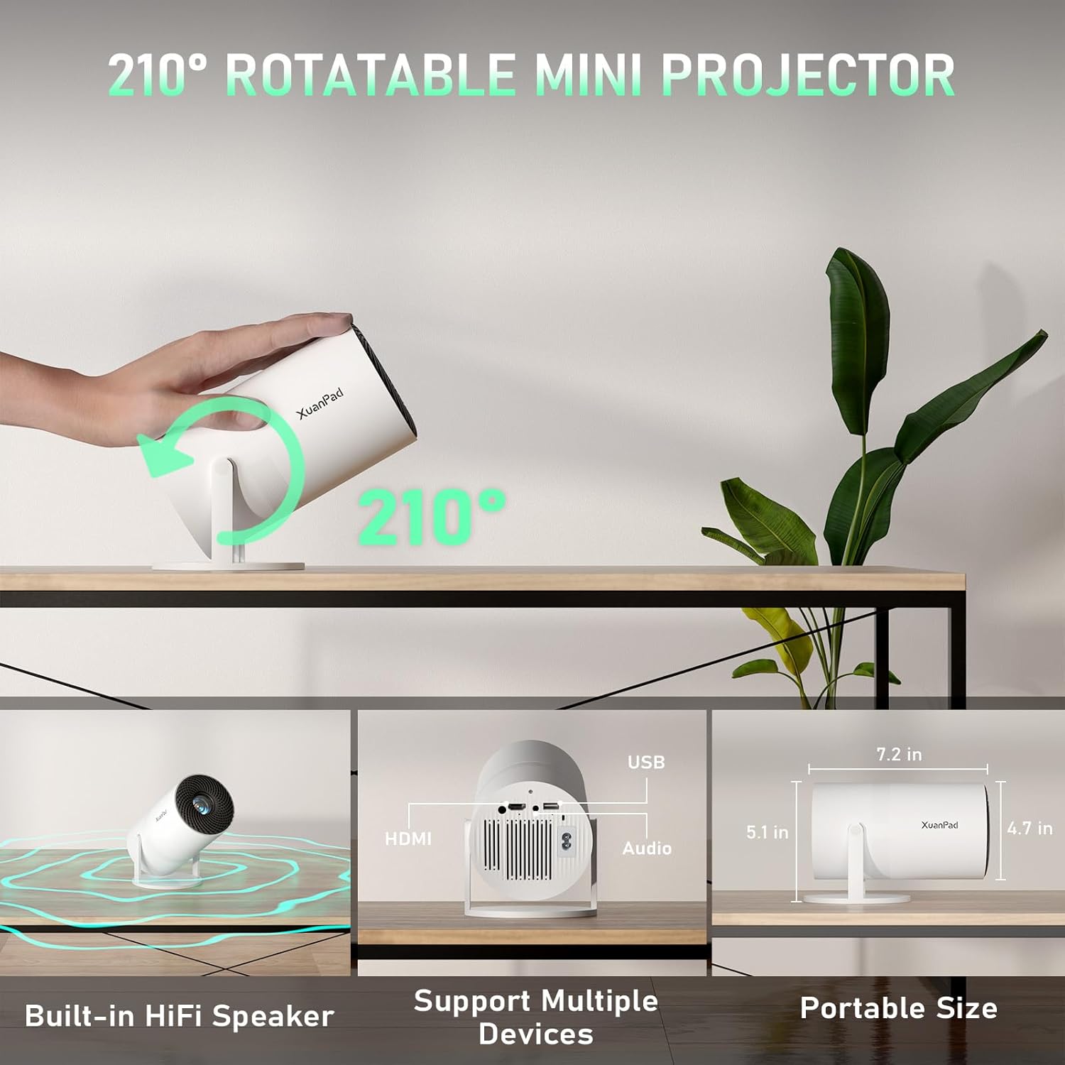 Elevate Your Home Cinema with XuanPad projector